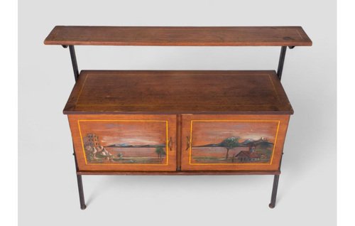 6 Door Mongolian Painted Sideboard 6 Door Mongolian Painted Sideboard
