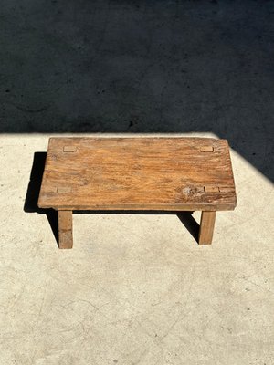 Old Teak Wooden Stool 2x Chandigarh Vintage Teak Stools 