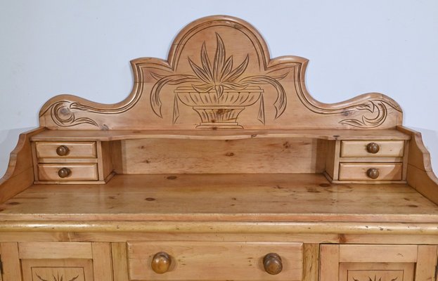 Pine Sideboard, Wales, 1920s for sale at Pamono