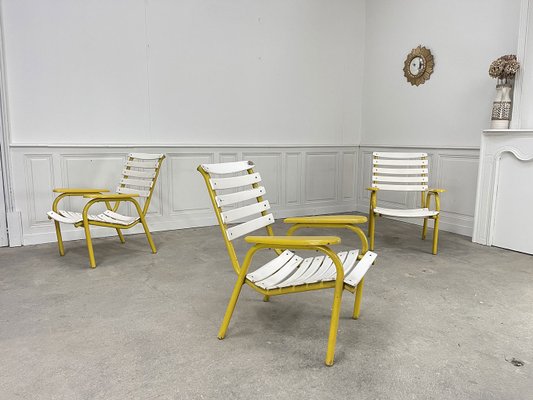 Three Garden Armchairs, 1970s, Set of for sale at Pamono