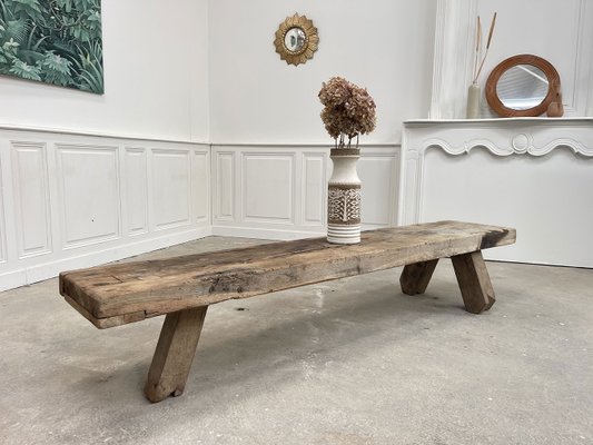 Narrow oak coffee table discount