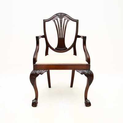 Shield Back Dining Chairs 1900 Set of 8 for sale at Pamono