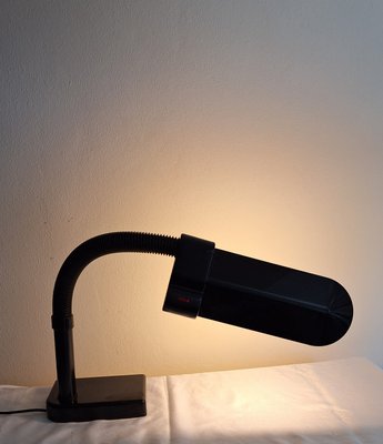 Vintage Adjustable Italian Desk Lamp from the 80s with Black Vintage Adjustable Italian Desk Lamp from the 80s with Black