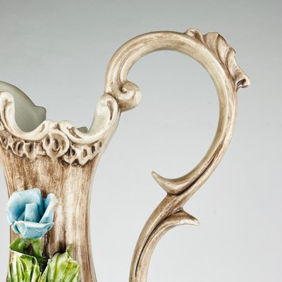 Vintage Italian Ceramic Pitcher by Bassano for sale at Pamono