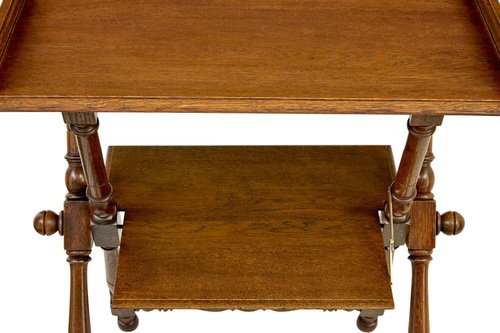 Butlers Tablett aus Eiche, 19. Jh. von Bäckaskog Castle, 1890er bei Pamono kaufen