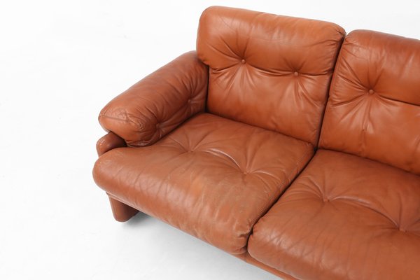 Divano 2 Posti In Pelle Cavadore Bansa: Comfort E Stile Per Il Tuo Soggiorno, Marrone 148 Cm