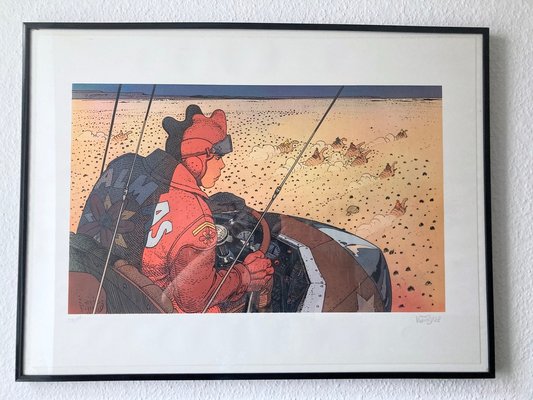 Moebius (Jean Giraud), Pilot, 1980s, Silk-Screen for sale at Pamono