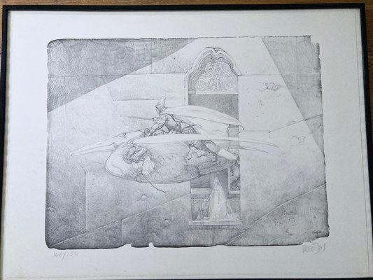 Moebius (Jean Giraud), Airtight Garage, 1980s, Lithograph for sale