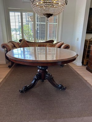 Antique Rosewood Dining Table for sale at Pamono