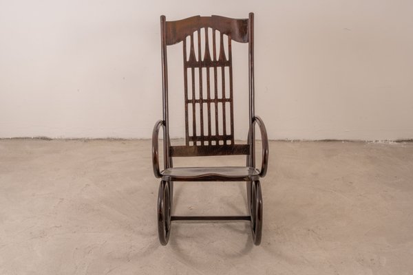 Beech Rocking Chair No. 813 from Jacob & Josef Kohn for sale