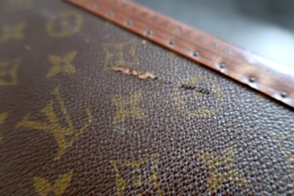 Vintage Monogram Trunk from Louis Vuitton, 1980s for sale at Pamono