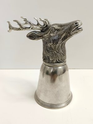 【60％OFF】 Italian Silver Pewter Horse Head Stirrup Cup, 1970s for sale アクセサリー