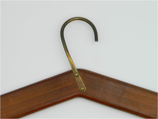Vintage Clothes Hangers in Walnut by Carl Auböck for Werkstätte