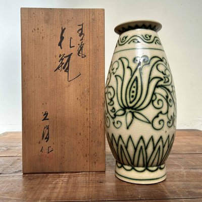 Japanese Vintage Vase 1860~70 幕末_花器_東北窯 Japanese Vintage Vase 1860~70 幕末_花器_東北窯