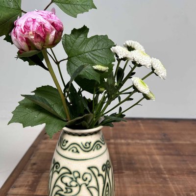 Ceramic Ikebana Flower Vase by Mitsuhiro Yamazaki, 1950s for sale