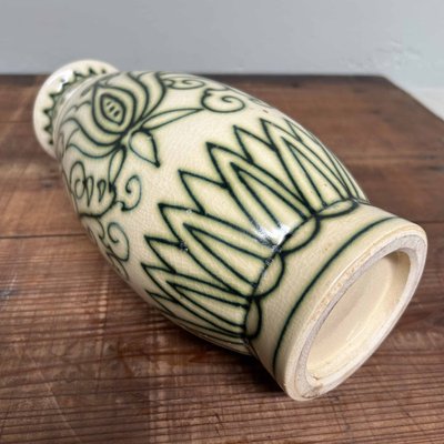 Ceramic Ikebana Flower Vase by Mitsuhiro Yamazaki, 1950s for sale