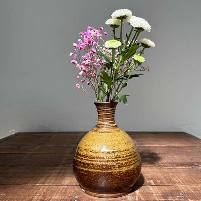 Vintage Ceramic Ikebana Flower Vase, 1970s for sale at Pamono