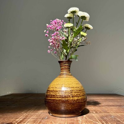 1960s-70s Vintage Flower Vase 萬古焼 光山 Vintage Ceramic Ikebana Flower Vase, 1970s for sale at Pamono