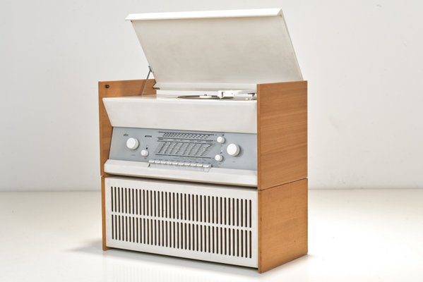 Compact Device - Atelier 11 + Box L 11 by Dieter Rams for Braun Ag, Germany, 1961, Set of 2 Compact Device - Atelier 11 + Box L 11 by Dieter Rams for Braun Ag, Germany, 1961, Set of 2