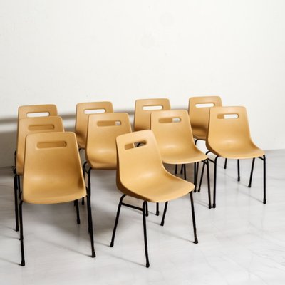 Vintage Chairs from Grosfillex 1960s Set of 15 for sale at Pamono
