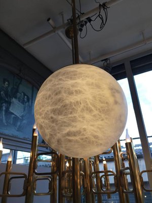 Alabaster globe light deals