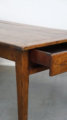 Antique French Oak Dining Table with 3 Drawers for sale at Antique French Oak Dining Table with 3 Drawers for sale at