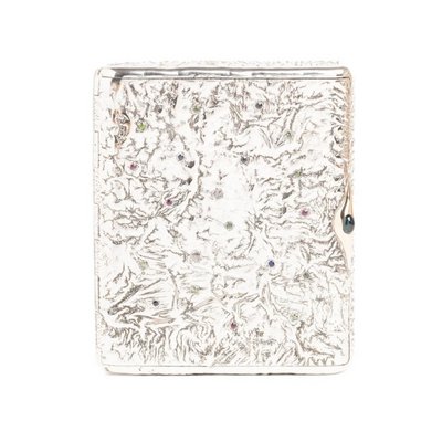 tui  Cigarettes Samorodok Antique en Or et Pierres Prcieuses, Russie,  1890s en vente sur Pamono