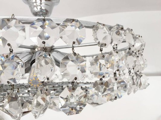 Mid Century Austrian Cut Crystal Chandelier For At Pamono Mid Century Austrian Cut Crystal Chandelier 2