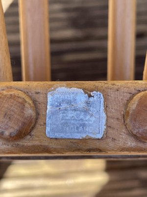 Beech and Elm Grandfather Rocking Chair from Ercol