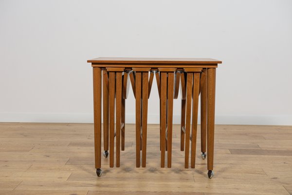 Mid-Century Danish Nesting Tables by Poul Hundevad for Novy Mid-Century Danish Nesting Tables by Poul Hundevad for Novy