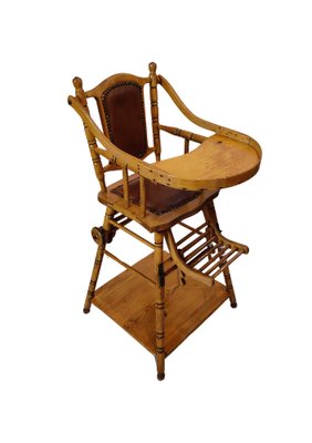 Klappbarer Jugendstil Kinderstuhl, 1890er bei Pamono kaufen