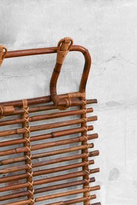 Perchero grande de pared de mimbre anos 60 en venta en Pamono