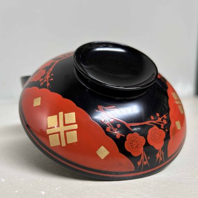 Shōwa Period Wajima-Nuri Owan Serving Bowls, Japan, 1975