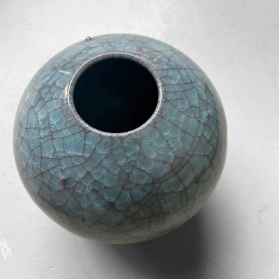 八瀬瓦 Ceramic Hagi Yaki Ikebana Flower Vase, Japan, 1980s for sale at Pamono