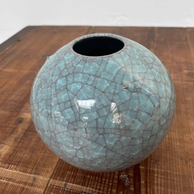 Ceramic Hagi Yaki Ikebana Flower Vase, Japan, 1980s for sale at Pamono
