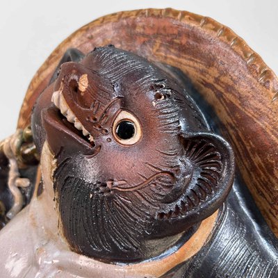 Large Decorative Tanuki Statue, 1980s for sale at Pamono