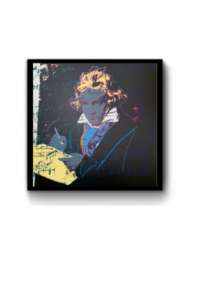 Sunday B. Morning after Andy Warhol, Beethoven 393, Framed for