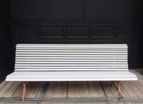 Cream garden bench hotsell