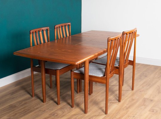 Dining Table Chairs in Teak from Meredew, Set of for sale at