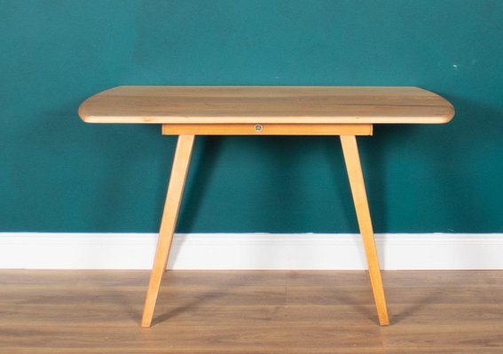 Bespoke Blonde Ercol Windsor Child s Table Desk Chair by Lucian Ercolani Set of 2