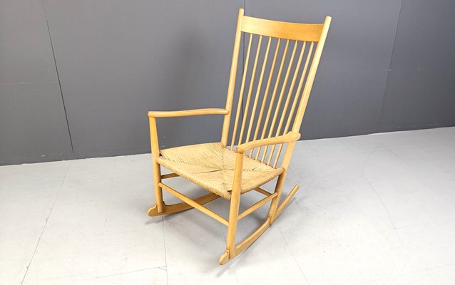 J16 Rocking Chair by Hans Wegner for FDB Mobler, 1960s for