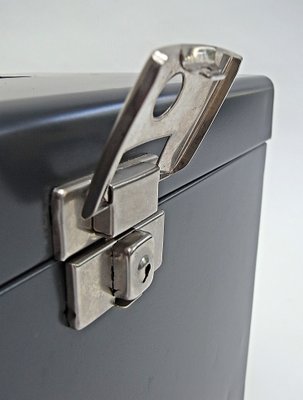 Scatola Porta Hard Disk Da 2,5" In Alluminio, 20 Alloggi, Doppia Serratura, Maniglia, Per Casa E Ufficio - 2