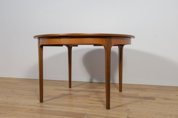 ダイニングテーブル UK Vintage NATHAN Extension Round Table Mid-Century Round Teak Extendable Dining Table from Nathan, 1960s