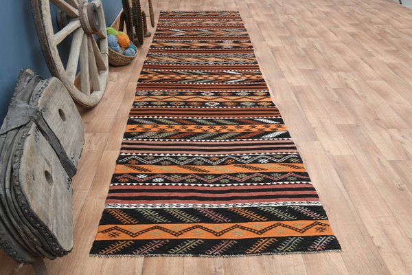 Vintage Turkish Flatweave Kilim Rug, 1960s for sale at Pamono