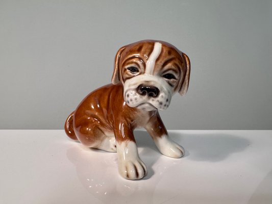 Porcelain Beagle Puppy Dog Figurine from Goebel, West Germany
