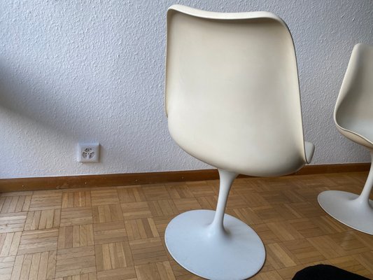 Set of Vintage Rotating Tulip Chairs by Eero Saarinen for Knoll