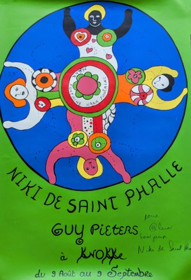 Niki De Saint Phalle, Nana Fontaine, Large Hand-Signed Lithograph