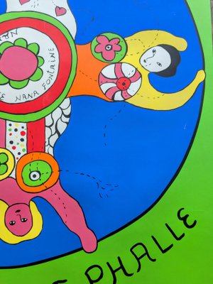 Niki De Saint Phalle, Nana Fontaine, Large Hand-Signed Lithograph