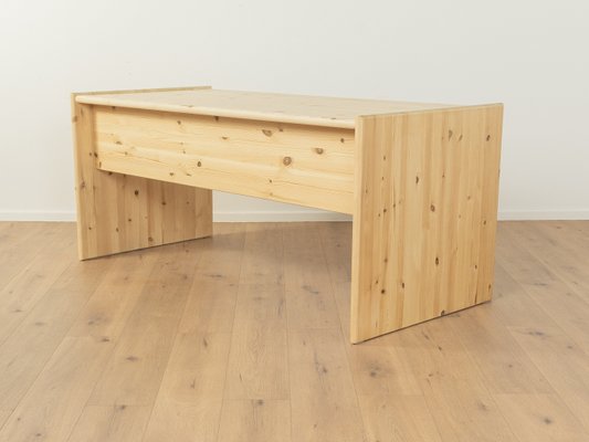 Tan Pine Desk 1980s