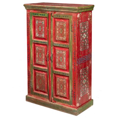 Painted 2 Door Sideboard From Shanxi - Ca 1920 Painted 2 Door Sideboard From Shanxi - Ca 1920